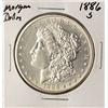 Image 1 : 1886-S $1 Morgan Silver Dollar Coin