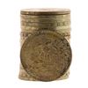 Image 2 : Roll of (20) Brilliant Uncirculated 1943 Mexico Un Peso Silver Coins