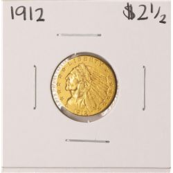 1912 $2 1/2 Indian Head Quarter Eagle Gold Coin