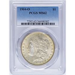 1904-O $1 Morgan Silver Dollar Coin PCGS MS62