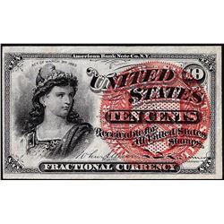 March 3, 1863 Ten Cents Fourth Issue Fractional Currency Note
