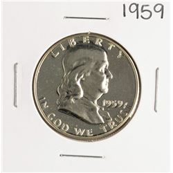 1959 Proof Franklin Half Dollar Coin
