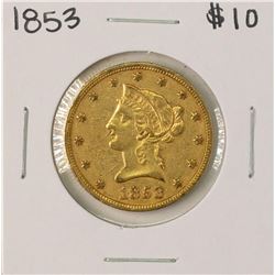 1853 $10 Liberty Head Eagle Gold Coin