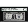 Image 1 : 1935A $1 Silver Certificate Note Fr.1608 PMG Superb Gem Uncirculated 67EPQ