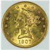 Image 1 : 1907-D $10 GOLD LIBERTY