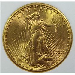 1922-S $20 GOLD