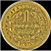 Image 2 : 1851-C $1.00 GOLD