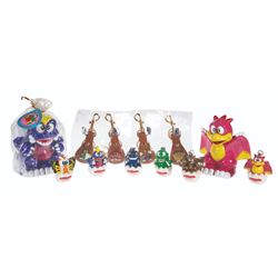 Godzilla Keychains & Banks Lot