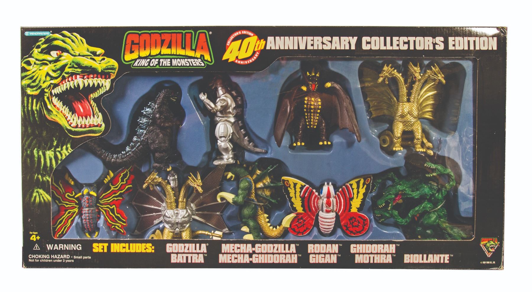 Godzilla Collection Box Set Trendmasters 40th Anniversary GODZILLA KAIJU COLLECTION 3 Boxed Sets Lot