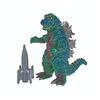 Image 1 : GODZILLA 1965 Marmit Para-Babies Vinyl Figure w/ Rocket