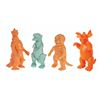 Image 1 : GOROSAURUS/MINILLA/BARAGON/MECHAGODZILLA Vinyl Figure Set