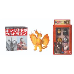 KING GHIDORAH/ULTRAMANGODZILLA 1964/KING GHIDORAH/ULTRAMAN/NAMEGON Vinyl Figure Set