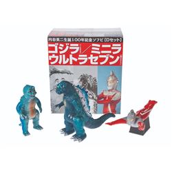 GODZILLA/MINILLA/ULTRA SEVEN 3 Figure Box Set