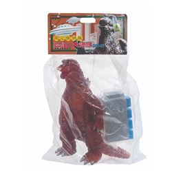 GODZILLA Marmit Vinyl Figure in Original Carded Bag (w/ Odaiba Building)