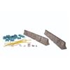 Image 1 : GODZILLA ‘98 EFFECTS PAIR (2) OF CONCRETE K-RAIL SHOOTING MINIATURE PROPS