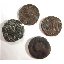 2- Constantius Ancient Roman Coins; 2-Ancient