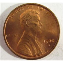 1970-S Lincoln Cent BU Red