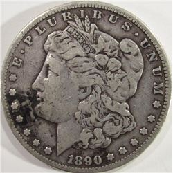 1890-CC Morgan Dollar