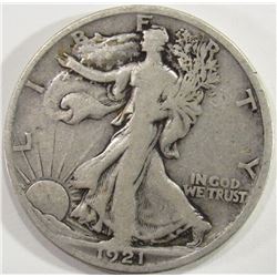 1921-S Walking Liberty Half Dollar