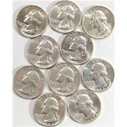 10- Washington Qtrs, Mixed Dates