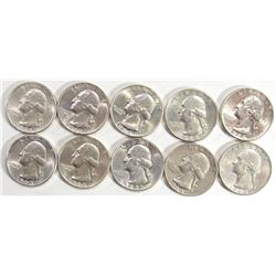 10- Washington Qtrs, Mixed Dates