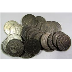 LOT of 25 GERMANY 2 DEUTSCHE MARK