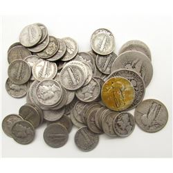 90% SILVER LOT ($9.00 FACE VALUE)