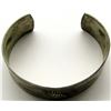 Image 2 : STERLING SILVER CUFF WITH LEAF ENGRAVING