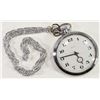 Image 1 : VIP Austria Silvertone Oversize 3.75" Pocketwatch