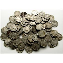 100 BUFFALO NICKELS TEENS AND TWENTIES