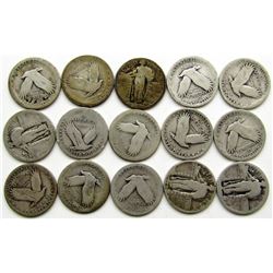 15 STANDING LIBERTY QUARTERS