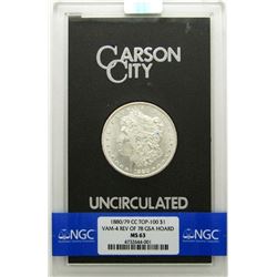 1880/79-CC REV 78 MORGAN SILVER DOLLAR