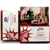 Image 2 : 2003 & 2007 U.S. MINT SILVER PROOF SETS