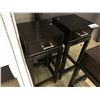 Image 2 : PAIR OF 32" MAHOGANY GWYNETH NIGHT STANDS