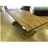 Image 1 : DURHAM TRADITIONAL PINE 86" DINING ROOM TABLE