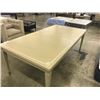 Image 2 : BERNHARDT SAVOY PLACE CHANTERELLE ADJUSTABLE 88" TO 112" DINING TABLE - WITH INLAY