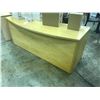 Image 2 : 6' BOW FRONT MAPLE DESK