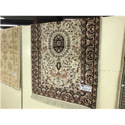 RED AND BLUE KASHMIR SINK CARPET 3.5' X 2.5' GALLERY PRICE $880