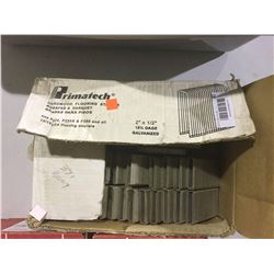 Case of Primatech Hardwood Flooring Staples (2" x 1/2" 15/12 Gage Galvanized)