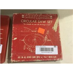 Craftsman Circular Saw Set