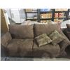 Image 4 : NEWChoco Sofa, Love Seat Set and Sofa Chair w/ Throw Pillows Lot of 3