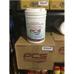 Case of PCS Disinfectant Wipes (6 Canisters)