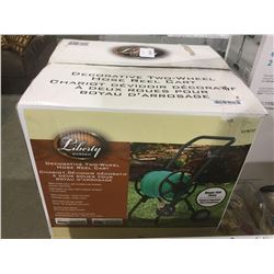 Liberty Garden Decorative Two-Wheel Hose Reel Cart