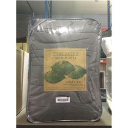 Pure Beech Jersey Knit Queen Bed Set