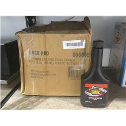 CASE LOT of racepro 12 x 355mlpower steering fluid