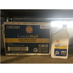 CASE LOT Shell 5W-20 motor oil 12 x 946ml