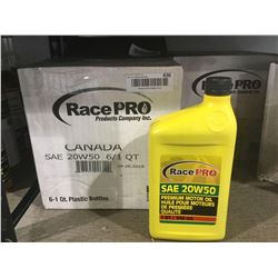 CASE LOT (6x1qt) Race Pro 20W-50 Motor oil