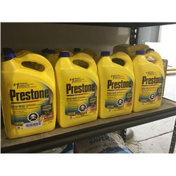 Jug of Prestone 3.78 50/50 Antifreeze coolant (sold x 4)