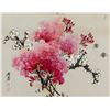 Image 1 : Signed Korean Watercolor on Paper Flowers