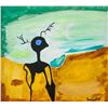 Image 1 : American Surrealist Oil on Canvas Signed Illegibly
